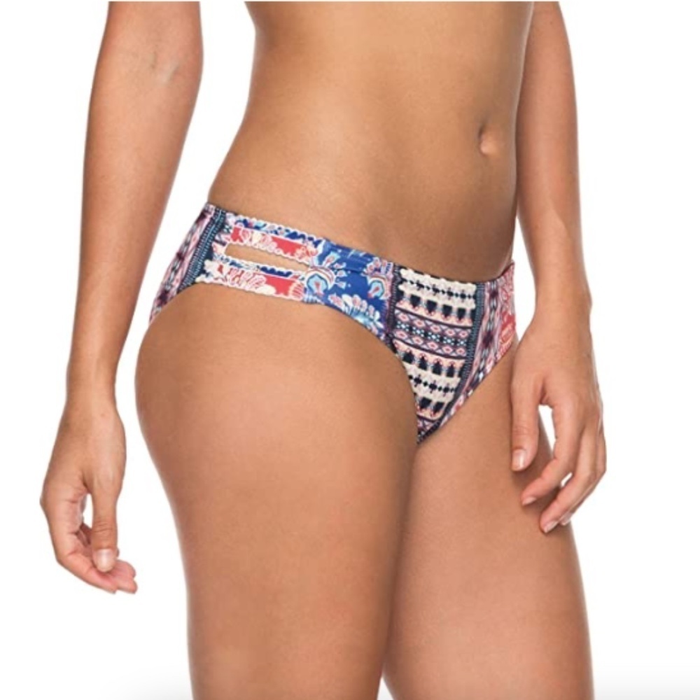 Roxy "Bohemian Vibes" Bikini Bottoms Sz. S NEW